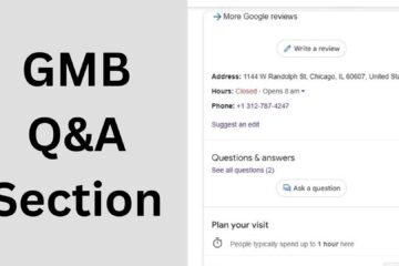 GMB Q&A Section