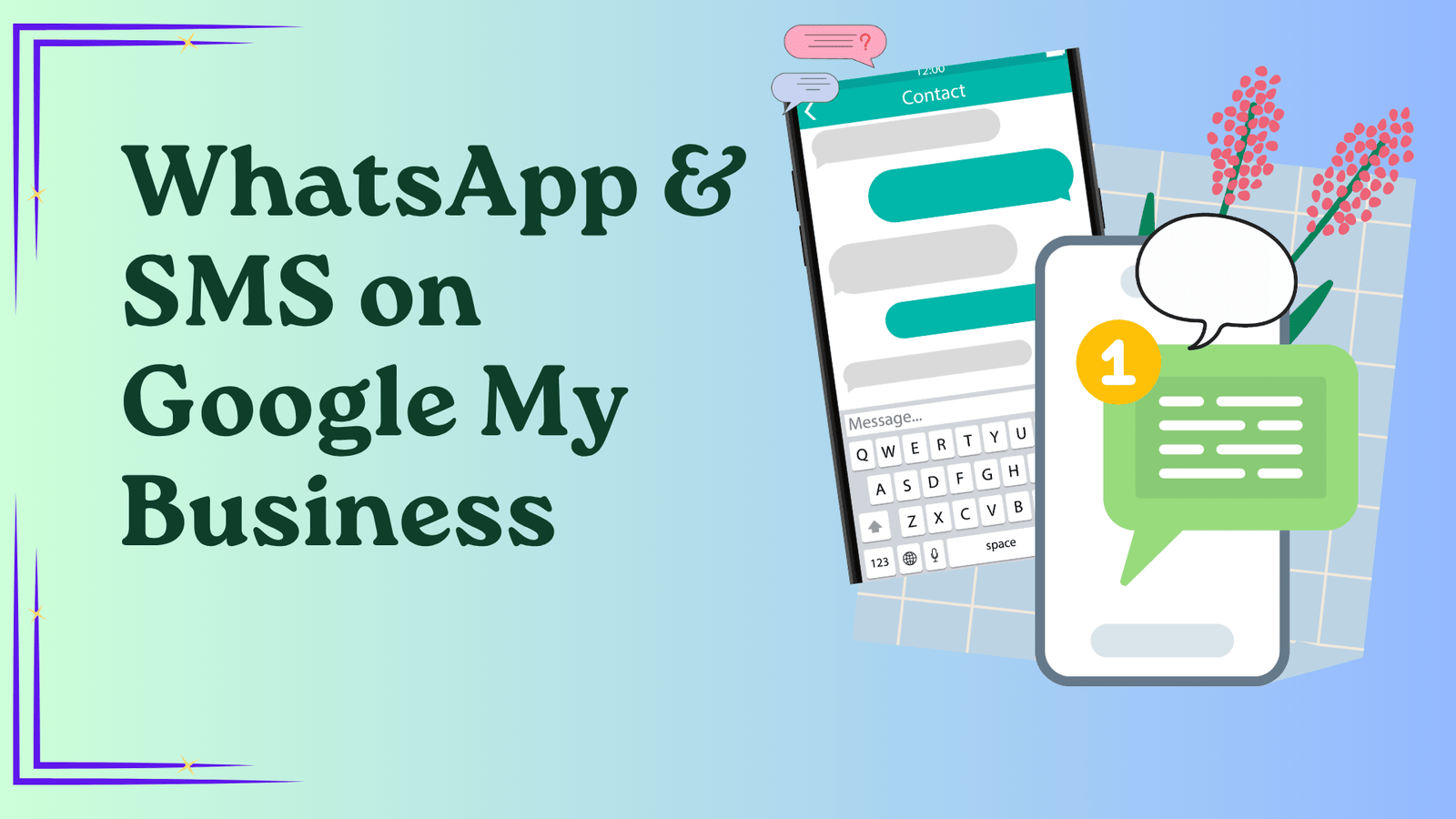 WhatsApp & SMS on Google My Business